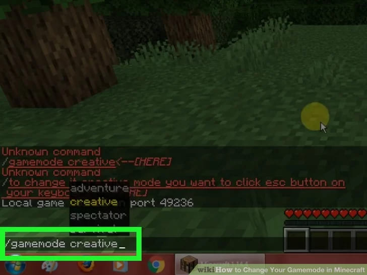 How to Switch to Creative mode in Minecraft