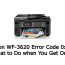 How to Fix Epson WF-3620 Error Code 0x97