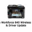 Epson Workforce 840 Wireless Setup & Driver Update