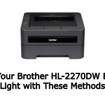 How to Fix Brother HL-2270DW Error Light