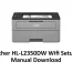 Brother HL-L2350DW Wifi Setup & Manual