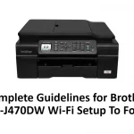 Brother MFC-J470DW WiFi Setup