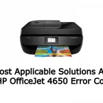 HP OfficeJet 4650 Error Codes