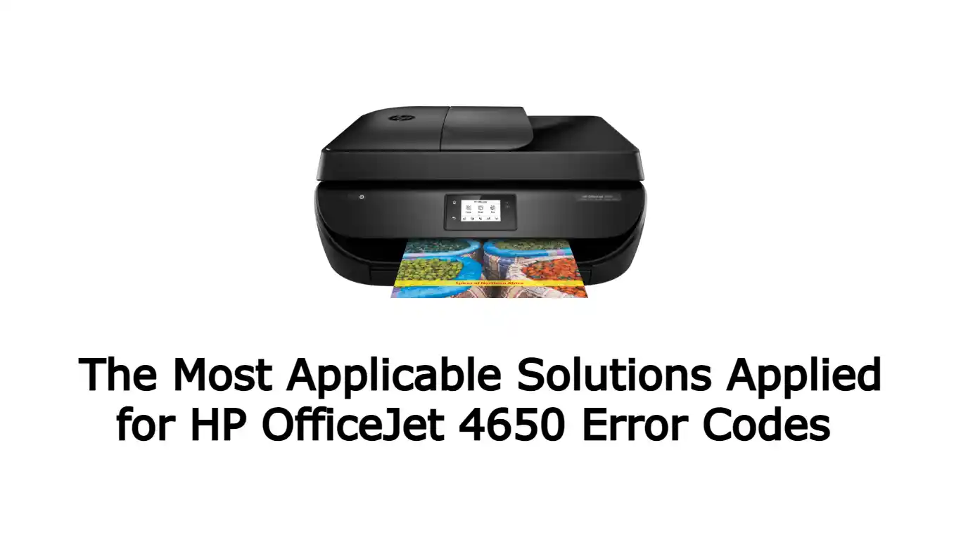 HP OfficeJet 4650 Error Codes