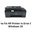 How to Fix HP Printer in Error State Windows 10